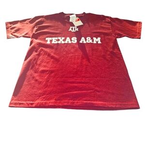 Texas A&M College T-shirt NWT S Youth Large  Color Burgundy And White Lettering
